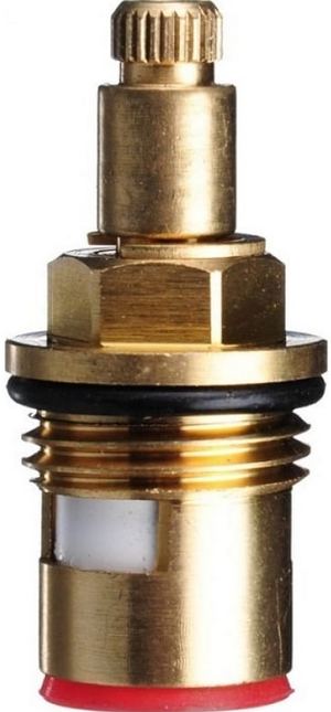 Кран-букса, керамическая, 1/2", 1 резьба, 24 шлица, TeRma 06614 Арт. 06