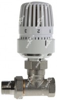 Клапан с термоголовкой для радиатора ПРЯМОЙ 1/2" TeRma 33965 (с термоголовкой)